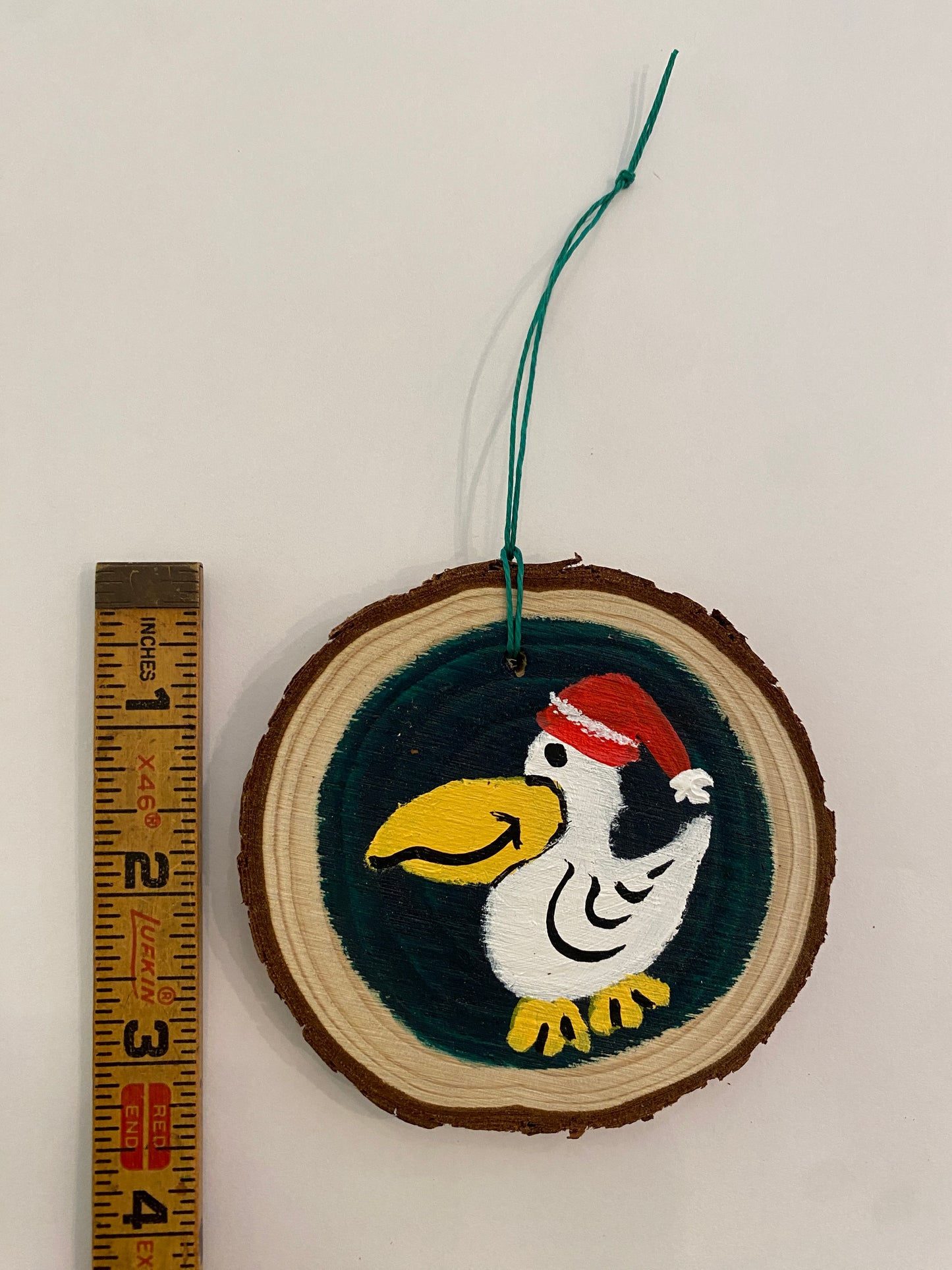 Jolly Pelican Holiday Ornament